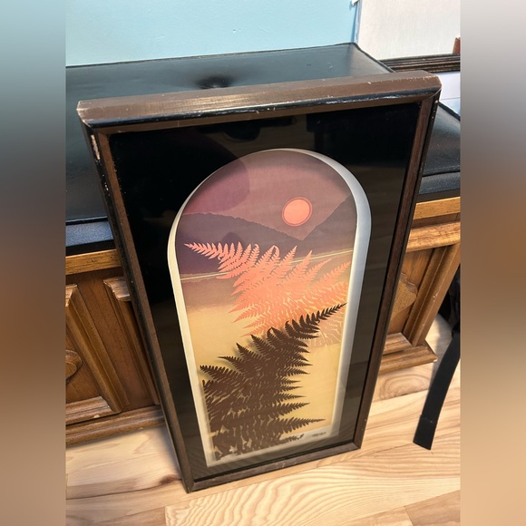 Vintage Virgil Thrasher Ferns Lithograph Art - Picture 3 of 7